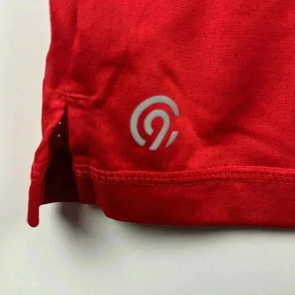 RED CHAMPION SORT TOP SZ L NWT SHORT SLEEVES SLIM FIT DUO DRY BREATHABLE STRETCH - Picture 6 of 8